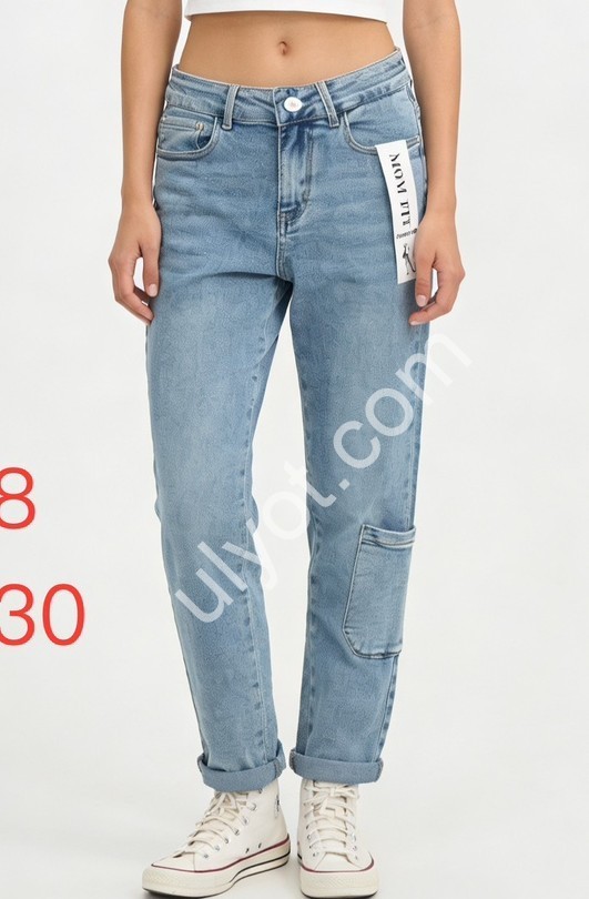 ДЖИНСИ DENIM NEW (25-30) БЛАКИТНИЙ 588