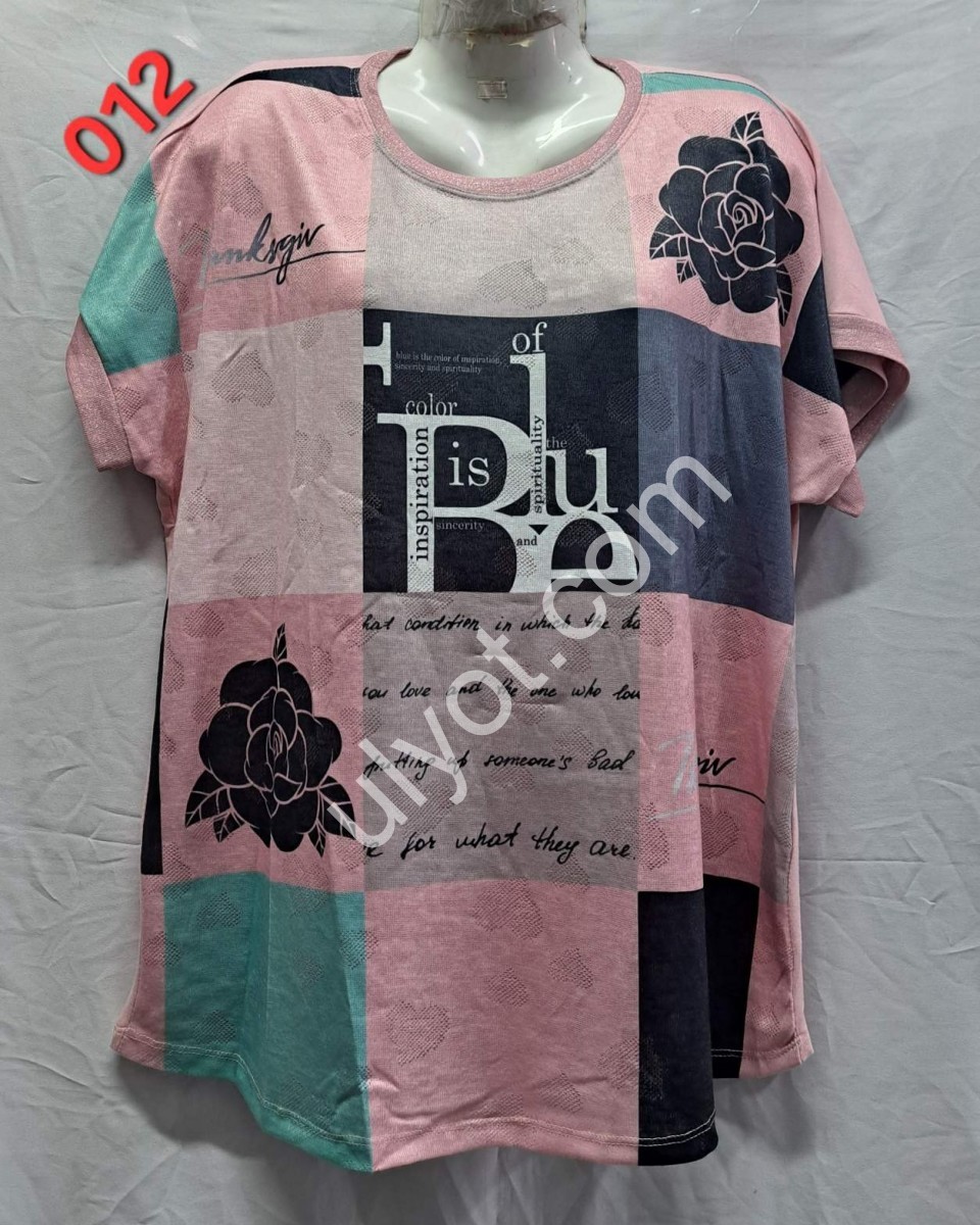 ФУТБОЛКА (ONESIZE 52-58) МІКС 012