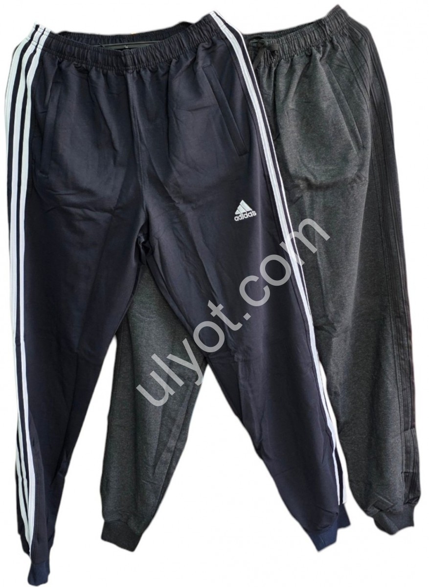 СПОРТ. ШТАНЫ A01 (46-54) МАНЖЕТ ЧЕРНЫЙ 