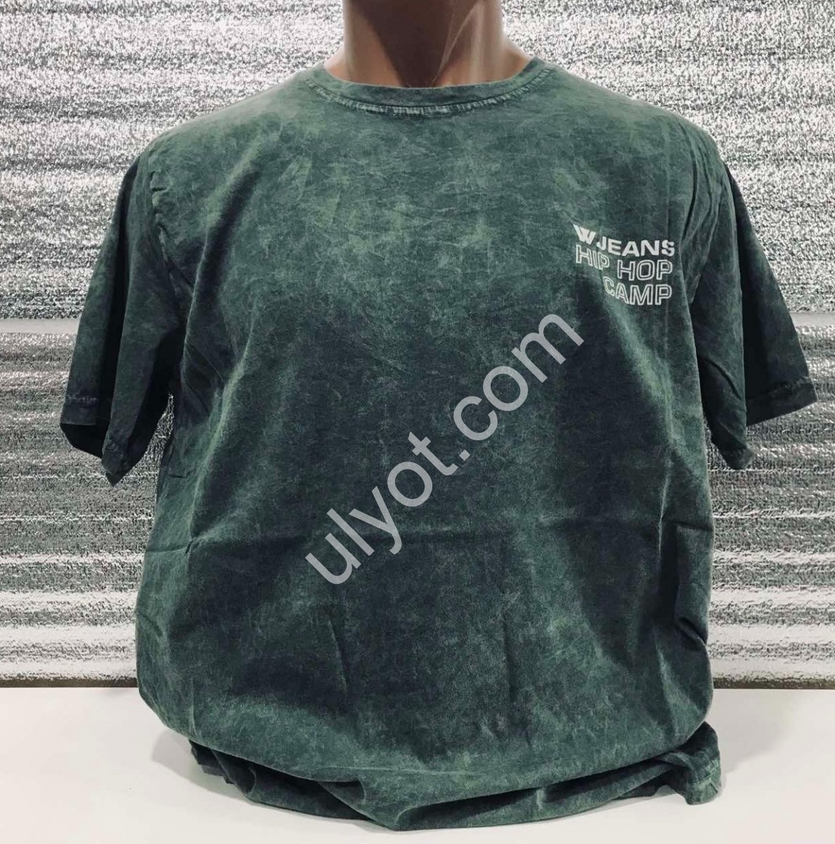 ФУТБОЛКА STRONGMAN (M-2XL) JEANS ЗЕЛЕНЫЙ 