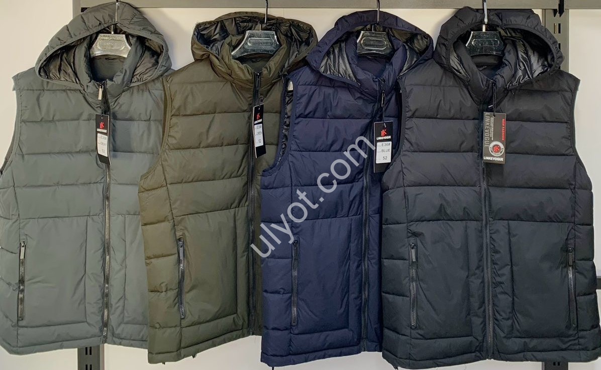 ЖИЛЕТКА LINKEVOGUE (48-56) СЕРЫЙ E36