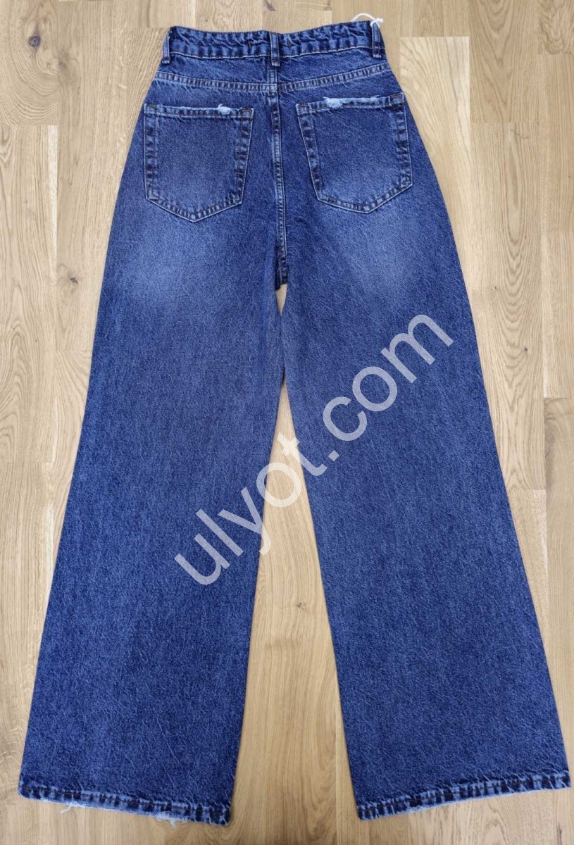 ДЖИНСЫ ELITE QUEEN (25-30) СТРАЗЫ Т.СИНИЙ 1312/T-1-06