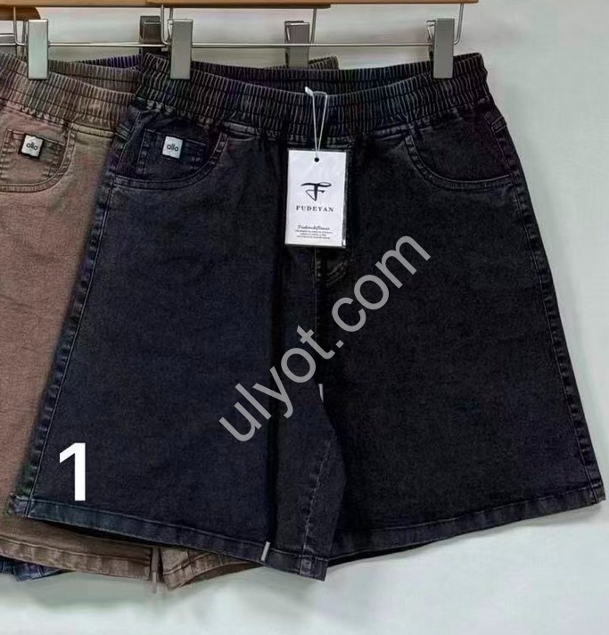 ШОРТЫ (28-33) ЧЕРНЫЙ 1212-1