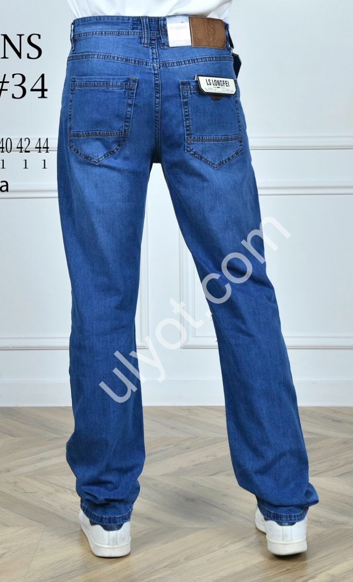 ДЖИНСИ LS JEANS (34-44) СИНІЙ 806D