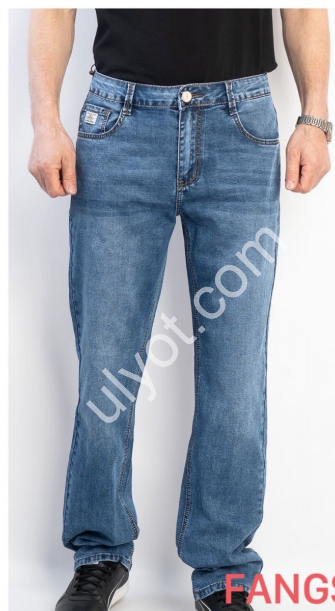 ДЖИНСЫ FANGSIDA (33-38) Т.СИНИЙ 8902