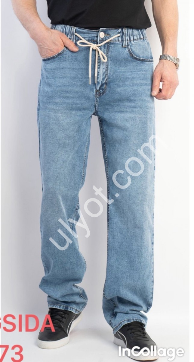 ДЖИНСЫ FANGSIDA (32-40) СИНИЙ 3173