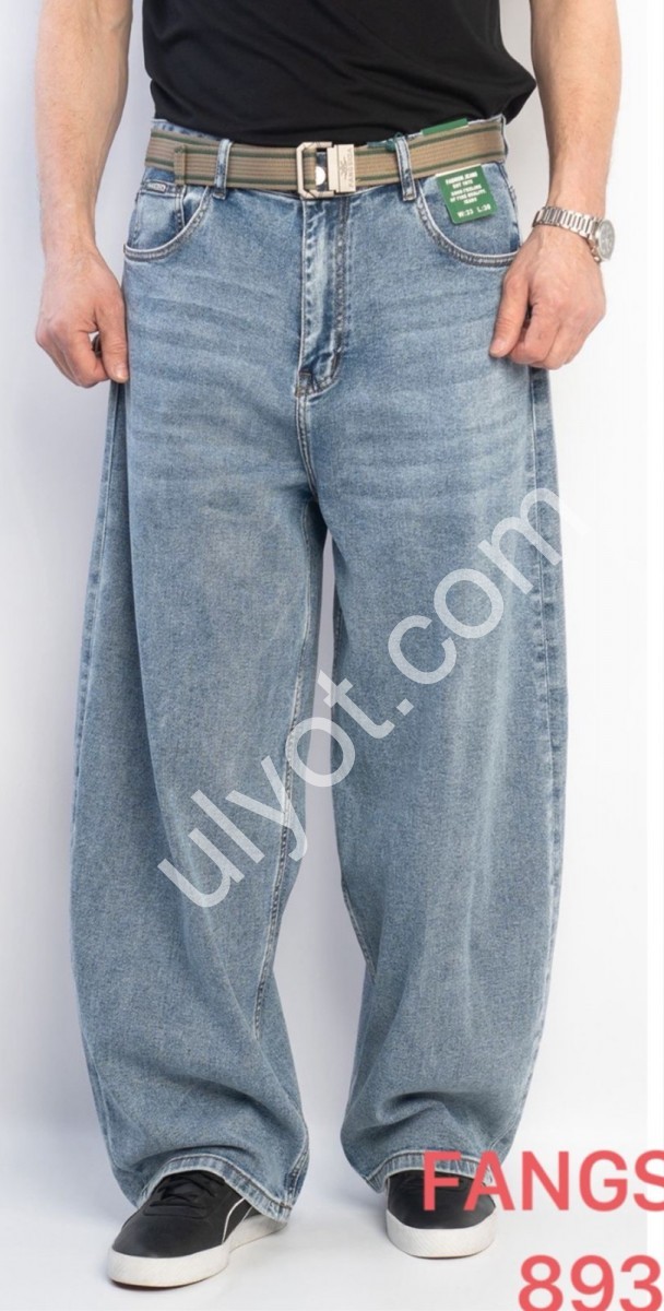 ДЖИНСЫ FANGSIDA (28-34) СИНИЙ 8934