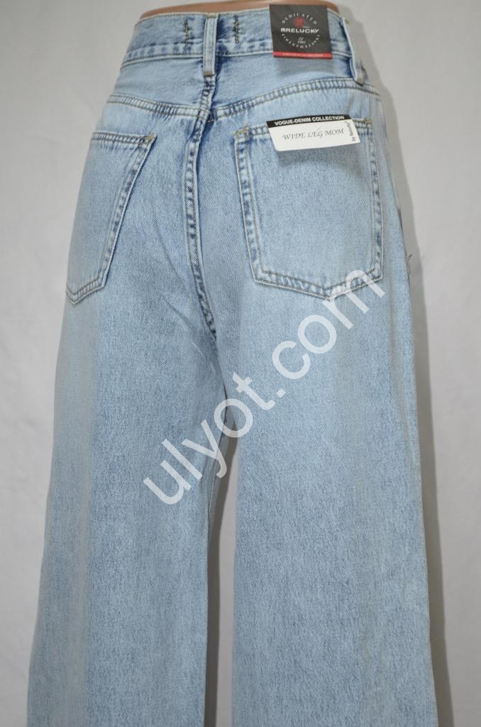ДЖИНСЫ RELUCKY (25-30) ГОЛУБОЙ 83-1