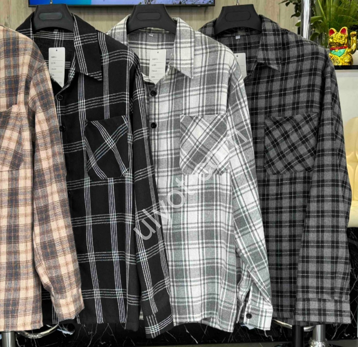 РУБАШКА (XL-4XL) БЕЖ 7761