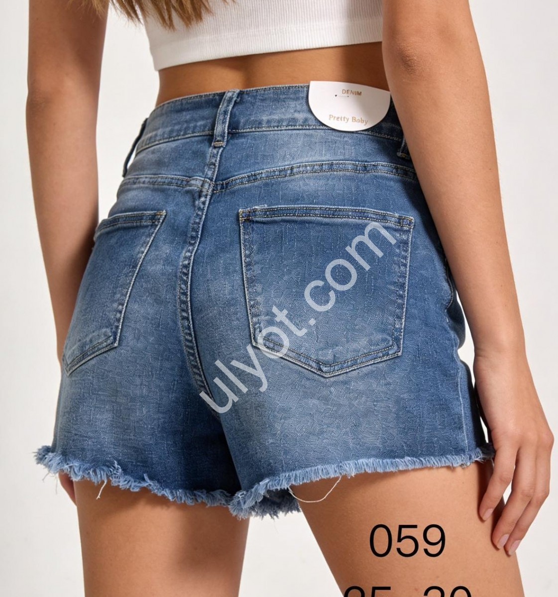 ШОРТЫ (25-30) СИНИЙ 059