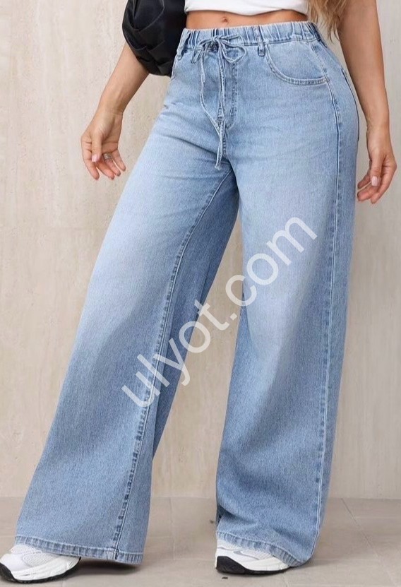 ДЖИНСЫ M.SARA (L-4XL) ГОЛУБОЙ 397-5