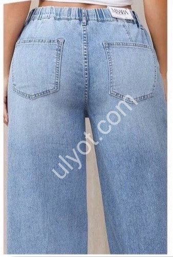 ДЖИНСЫ M.SARA (L-4XL) ГОЛУБОЙ 397-5