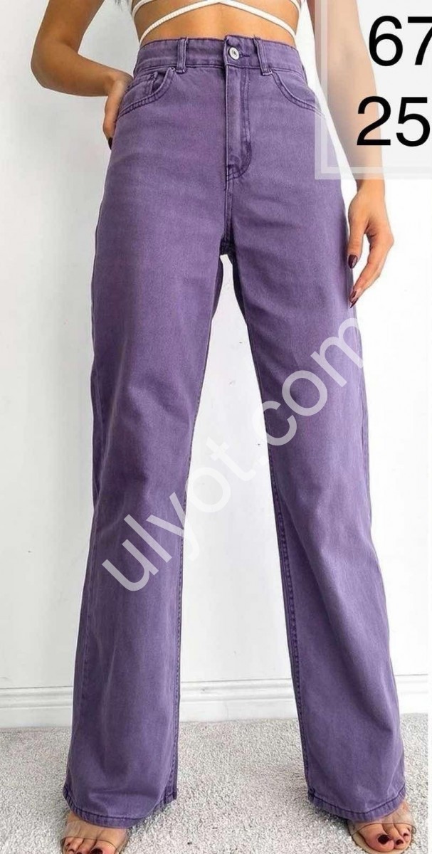 ДЖИНСЫ TOP SHOP (25-32) СИРЕНЬ 6722