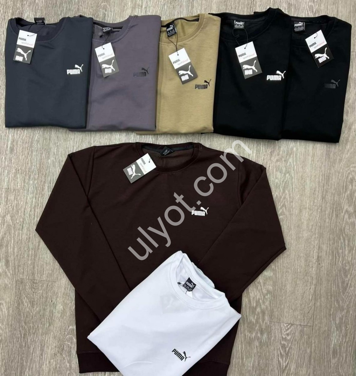 СВІТШОТ P15 (M-3XL) СІРИЙ 90