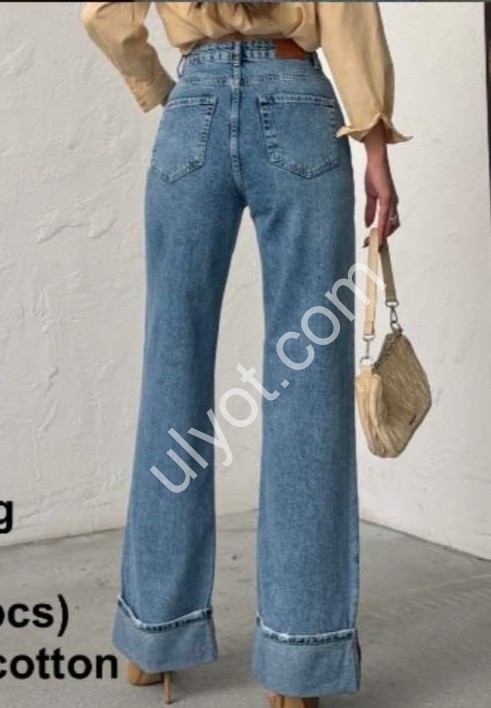 ДЖИНСЫ ZEO BASIC (34-42) СИНИЙ 5153