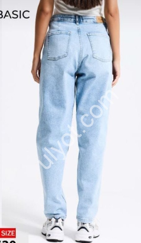 ДЖИНСИ IT'S BASIC (38-48) БЛАКИТНИЙ 4520/4s6/32