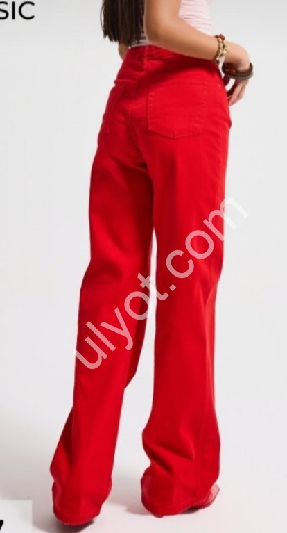 ДЖИНСИ IT'S BASIC (34-42) ЧЕРВОНИЙ 4857/4s6/19