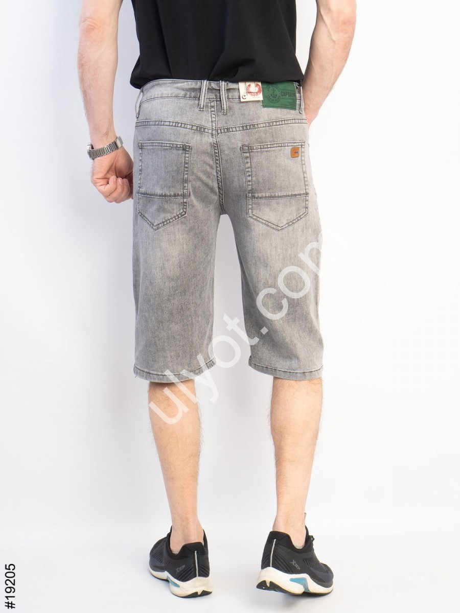 ШОРТЫ CAPTAIN (29-38) СЕРЫЙ 19205