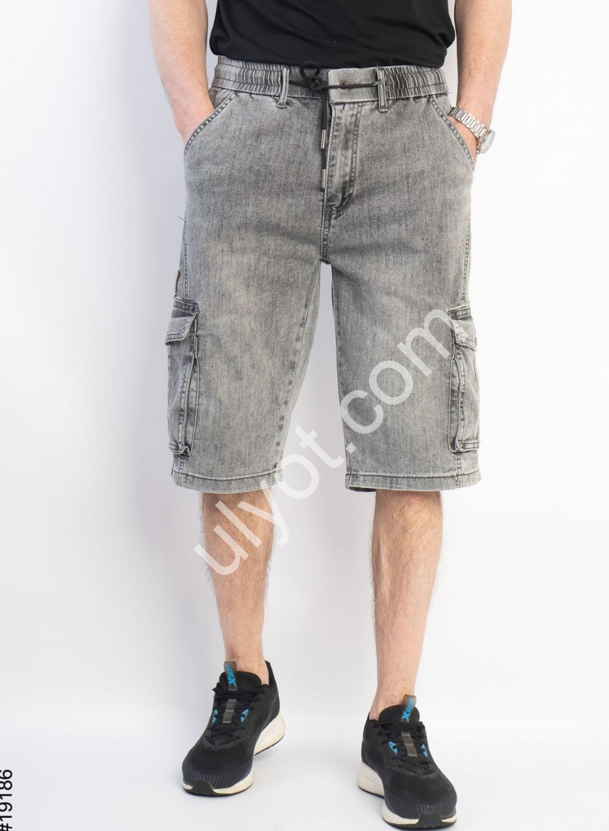 ШОРТИ CAPTAIN (29-38) СІРИЙ 19186