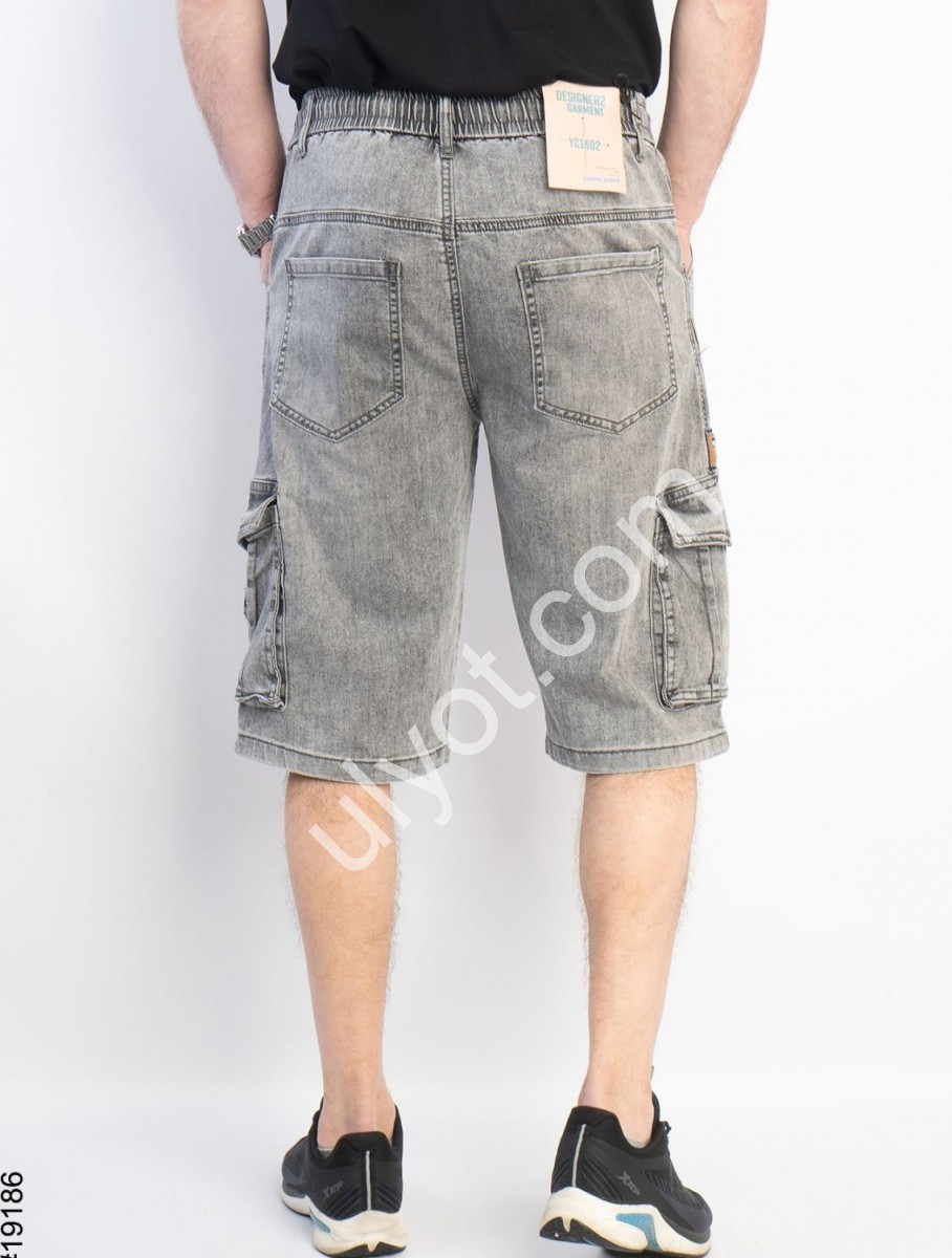 ШОРТИ CAPTAIN (29-38) СІРИЙ 19186