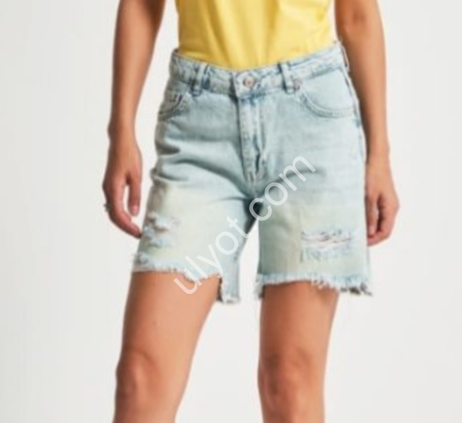 ШОРТЫ IT'S BASIC (34-42) ГОЛУБОЙ 4015/12s5/80