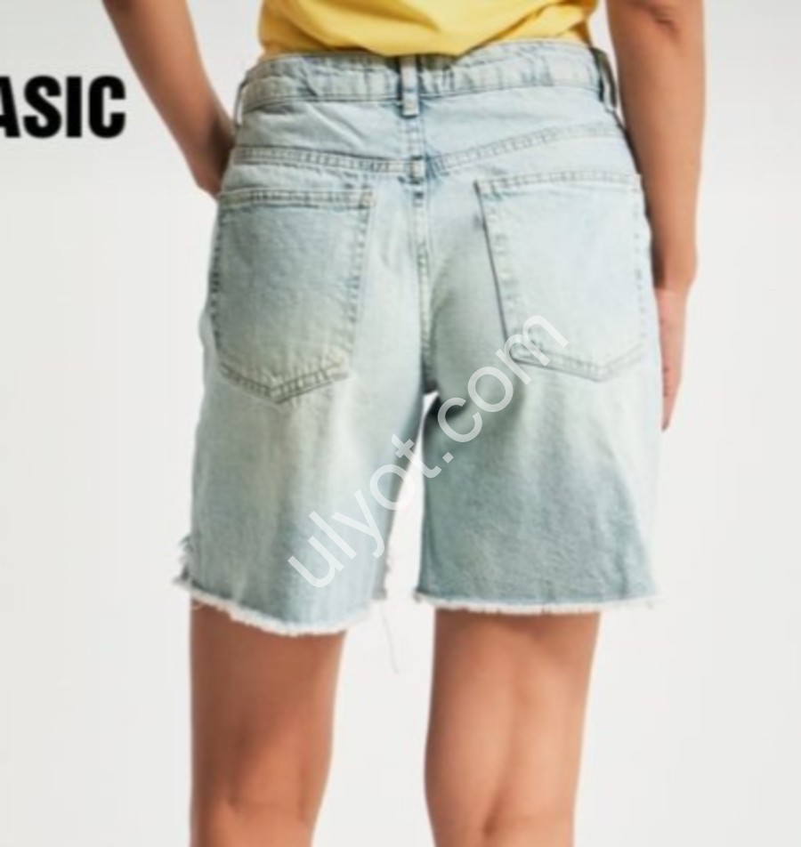 ШОРТЫ IT'S BASIC (34-42) ГОЛУБОЙ 4015/12s5/80