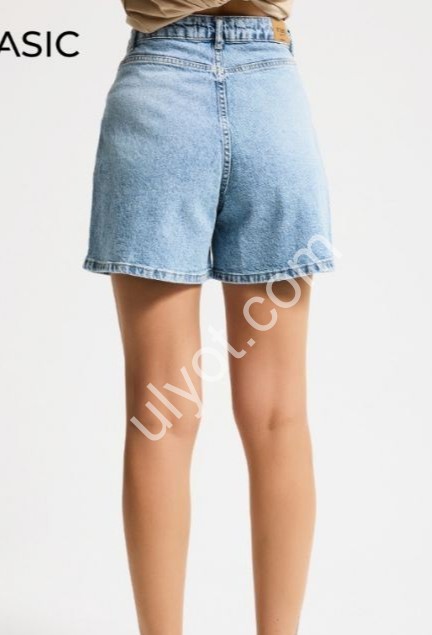 ШОРТЫ IT'S BASIC (34-42) ГОЛУБОЙ 4828/4s6/3