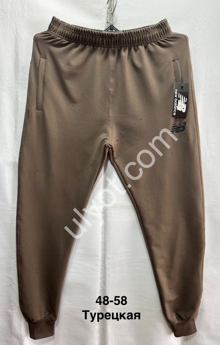 СПОРТ.ШТАНИ NB02 (48-58) МАНЖЕТ КОРИЧНЕВИЙ