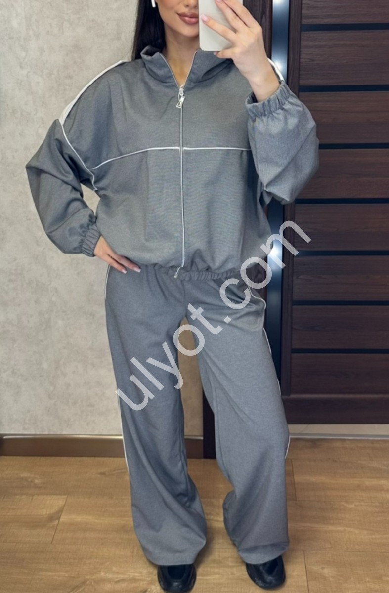 КОСТЮМ (42-52) СІРИЙ 109