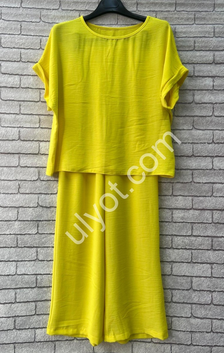 КОСТЮМ (42-52) Жовтий 013