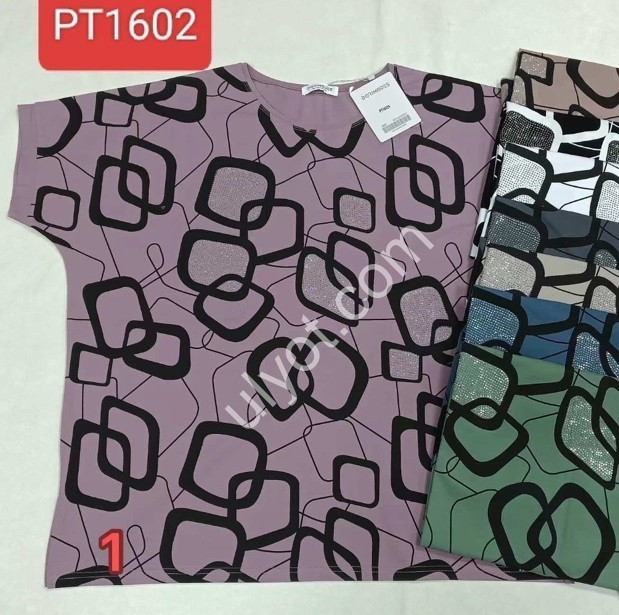 ФУТБОЛКА (ONE SIZE 52-56) МІКС PT1602