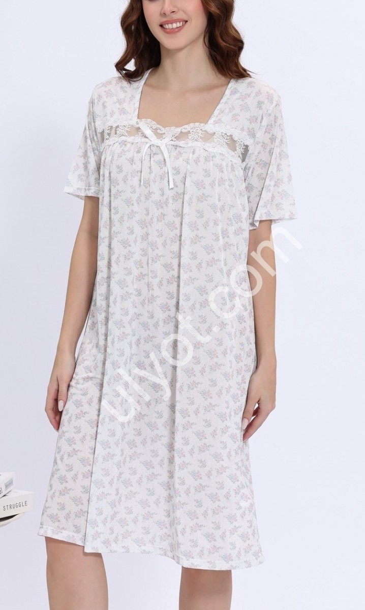 НОЧНУШКА (M-3XL) БЕЛЫЙ 70421