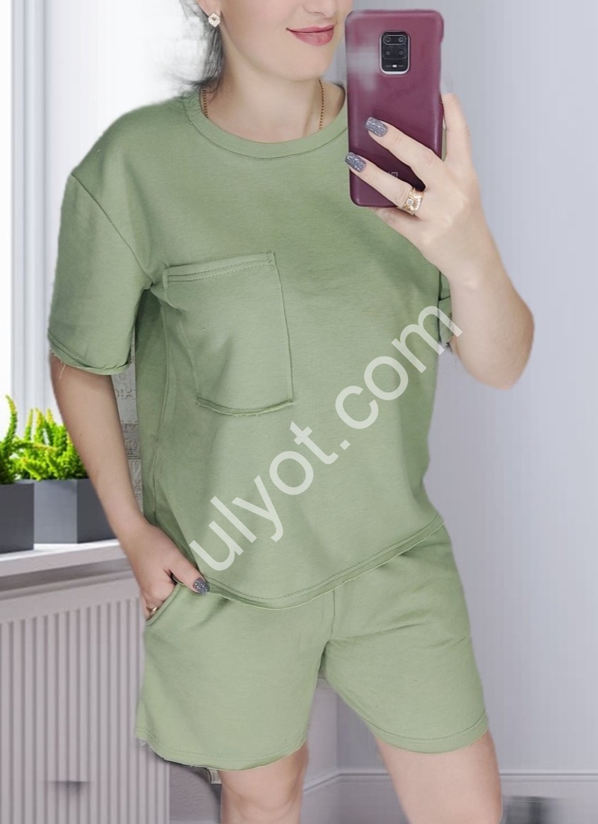 КОСТЮМ (42-50) ОЛИВКА 042