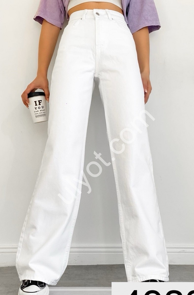 ДЖИНСЫ TOP SHOP (25-32) БЕЛЫЙ 4933
