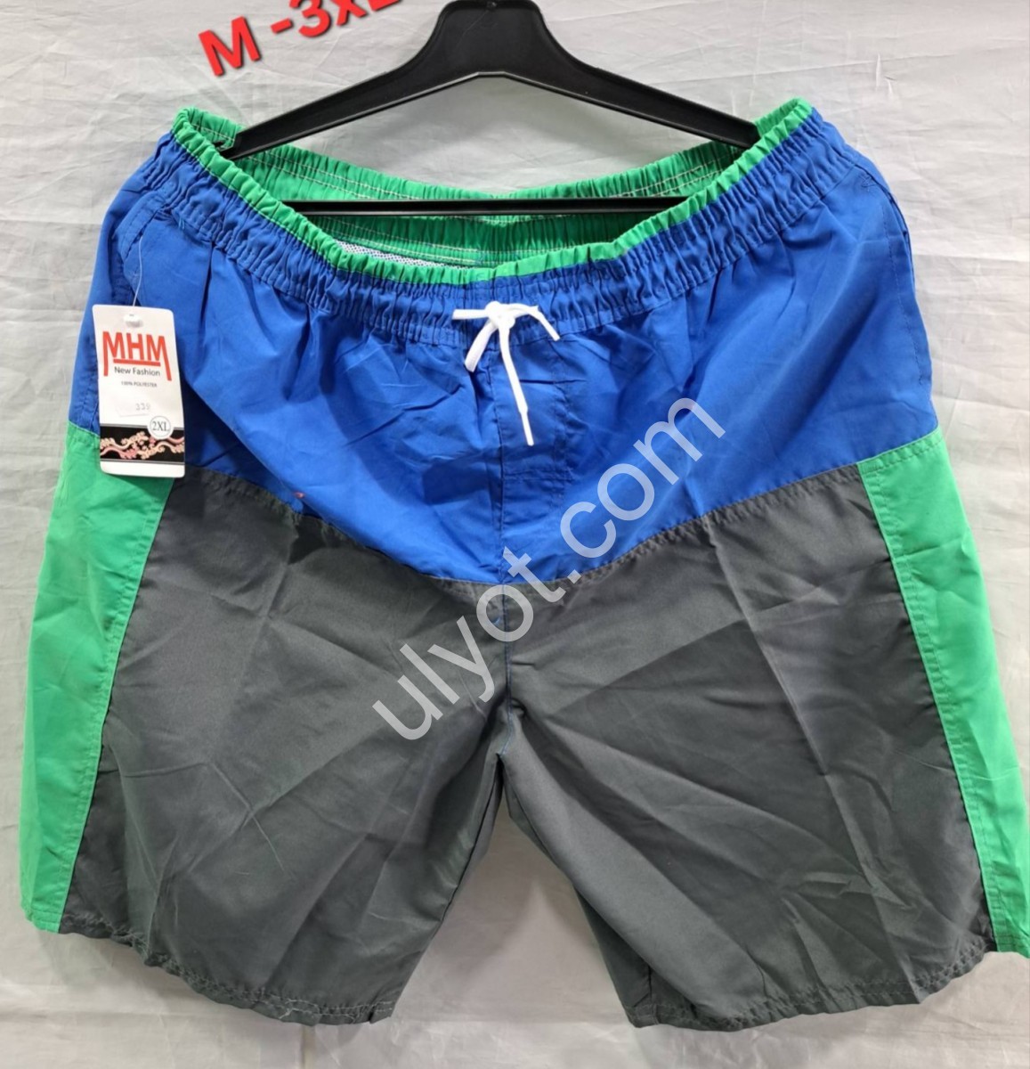 ШОРТЫ (M-3XL) САЛАТОВЫЙ 335