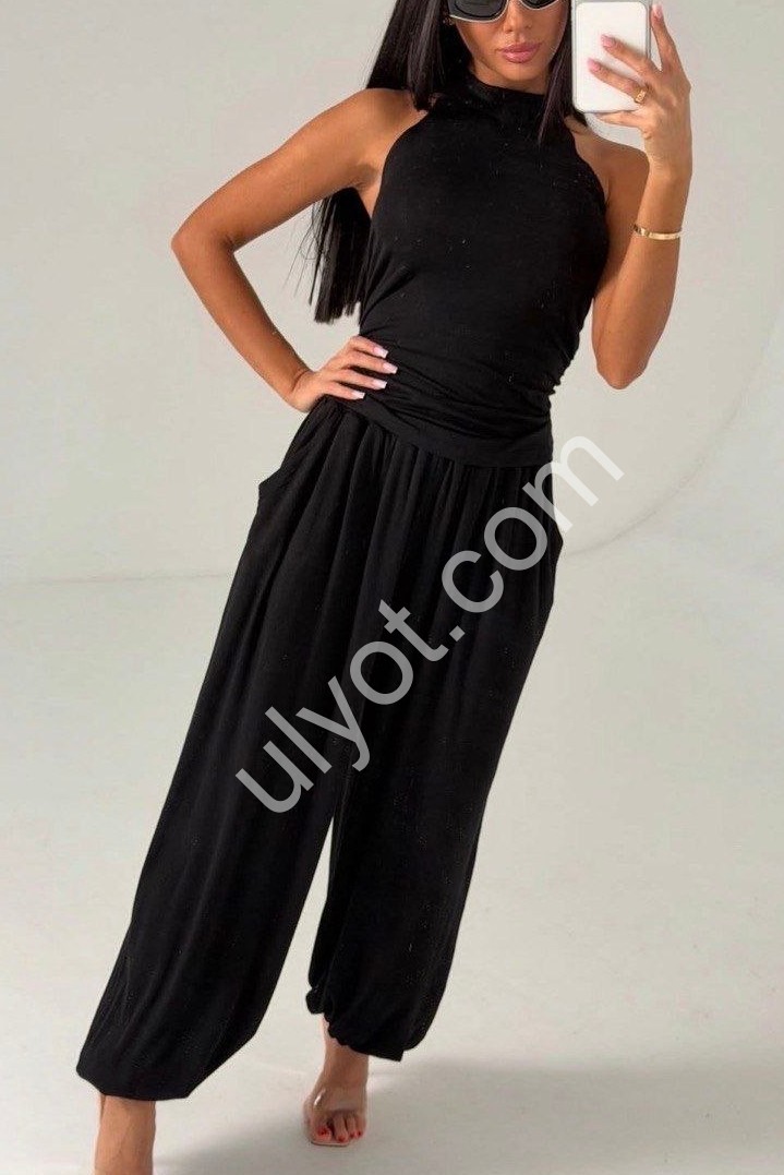 КОСТЮМ (42-52) ЧЕРНЫЙ 1741