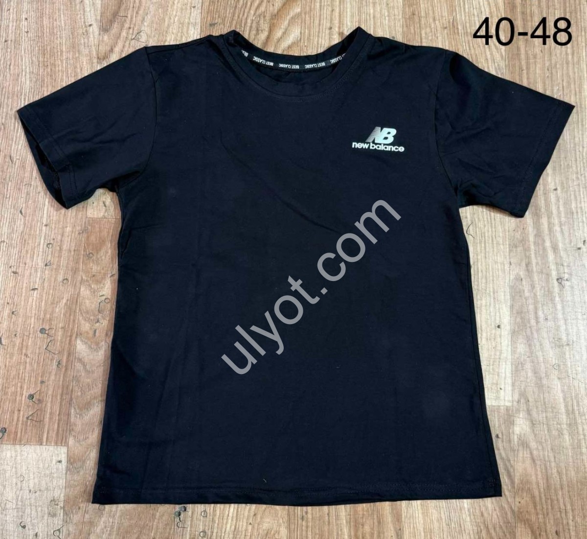 ФУТБОЛКА NB02 (40-48) ЧЕРНЫЙ 013