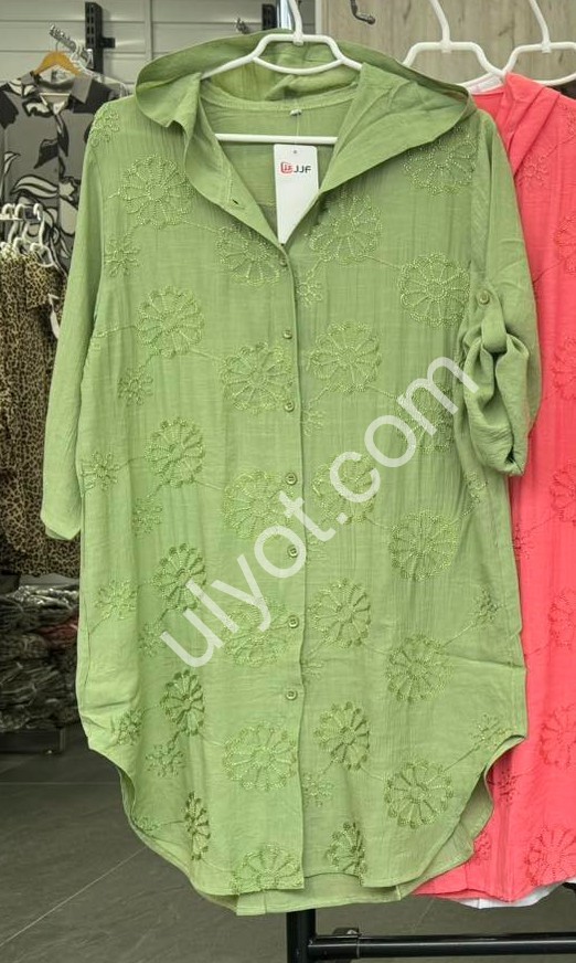 БЛУЗКА (3XL-6XL) БЕЖ 128