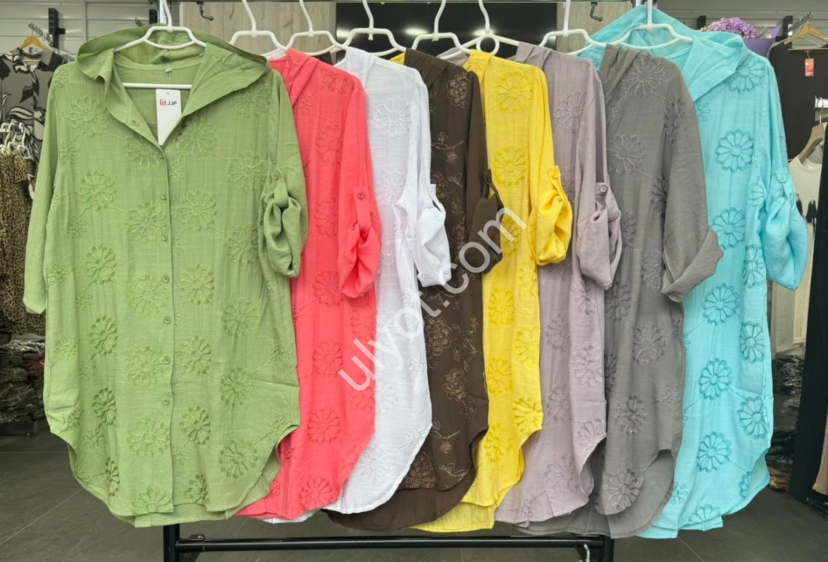 БЛУЗКА (3XL-6XL) БЕЖ 128