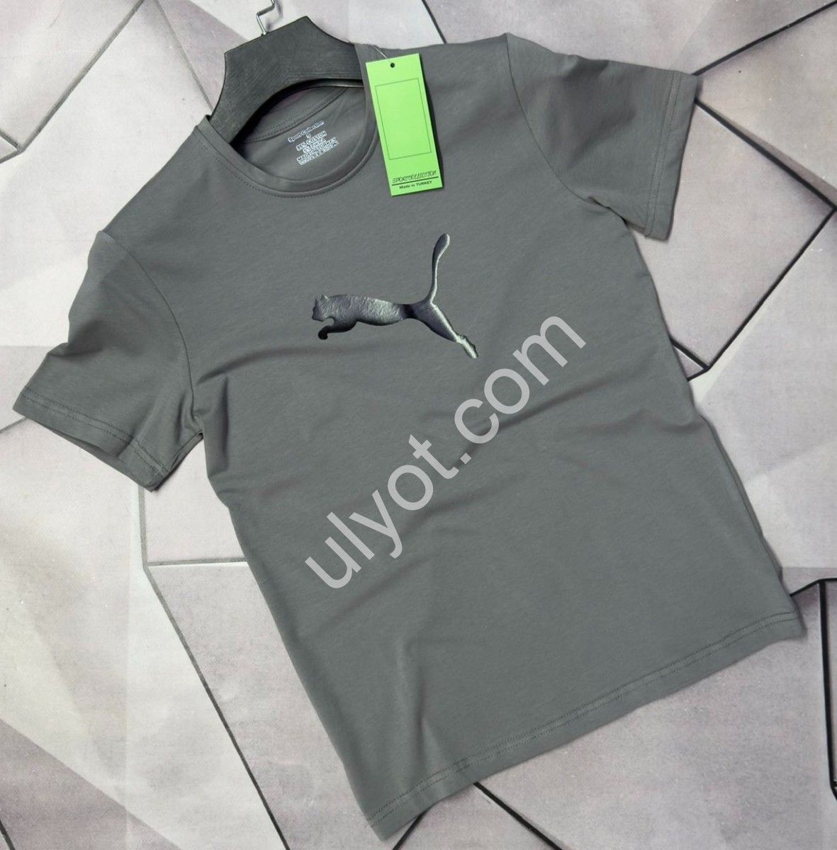 ФУТБОЛКА P15 (S-2XL) СЕРЫЙ 