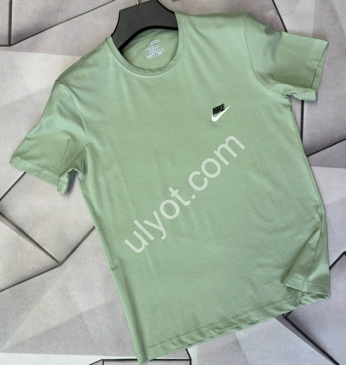 ФУТБОЛКА N02 (S-2XL) НАДПИСЬ ФИСТАШКА 