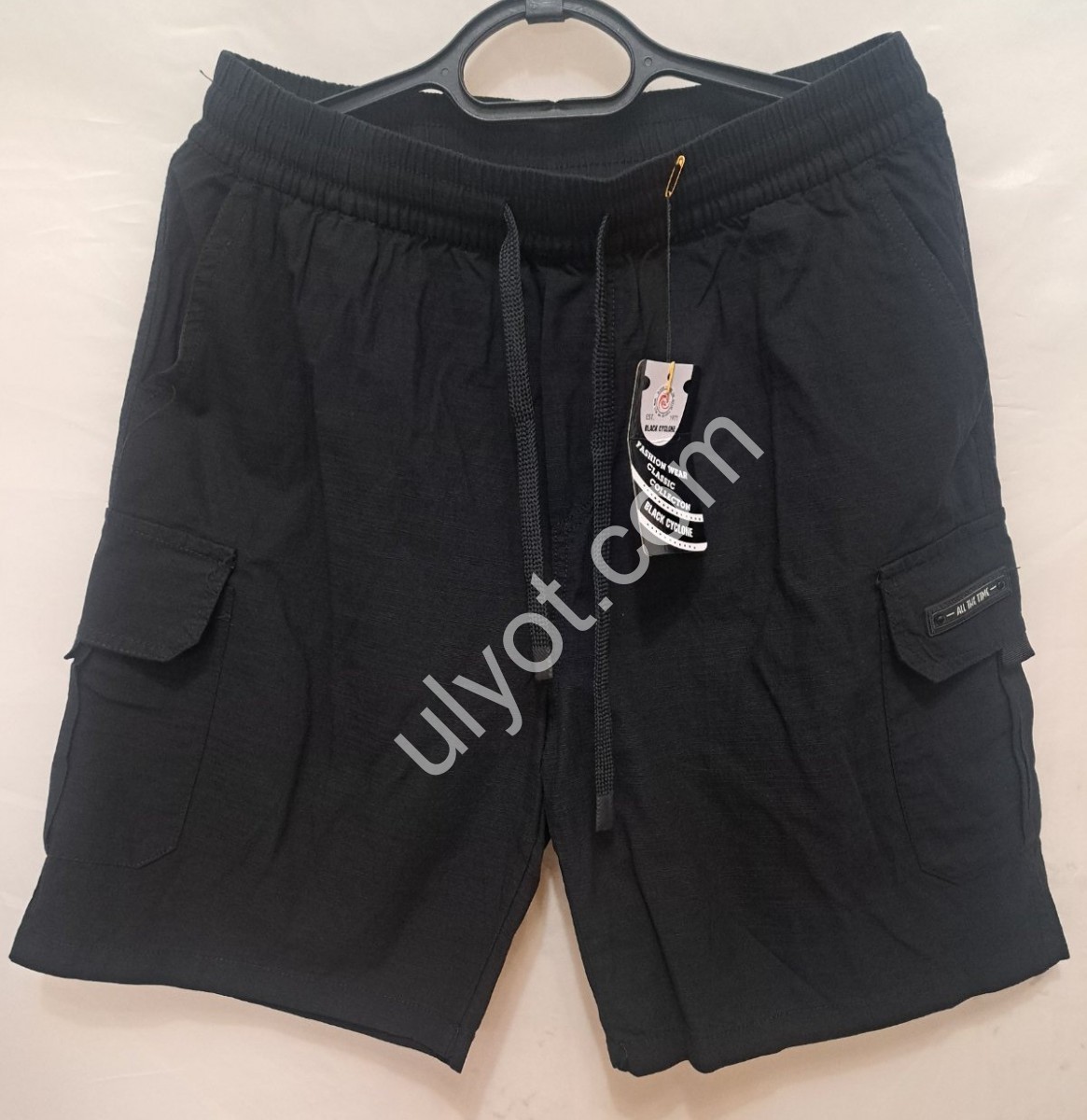 ШОРТЫ (M-3XL) ЧЕРНЫЙ 3020