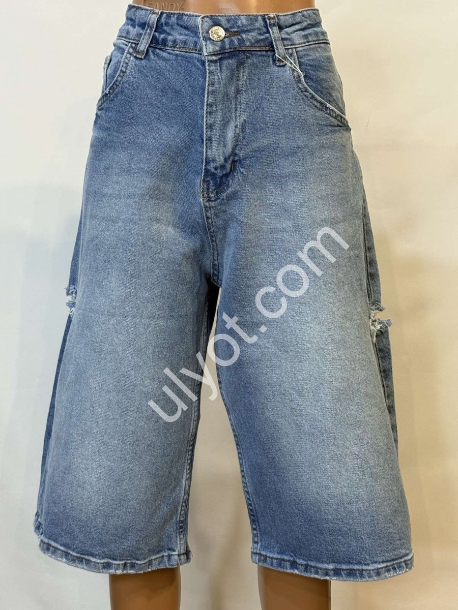 ШОРТЫ JEANS DENIM (30-36) СИНИЙ 3365