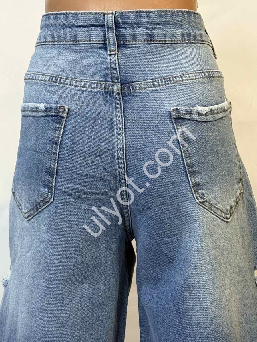 ШОРТЫ JEANS DENIM (30-36) СИНИЙ 3365