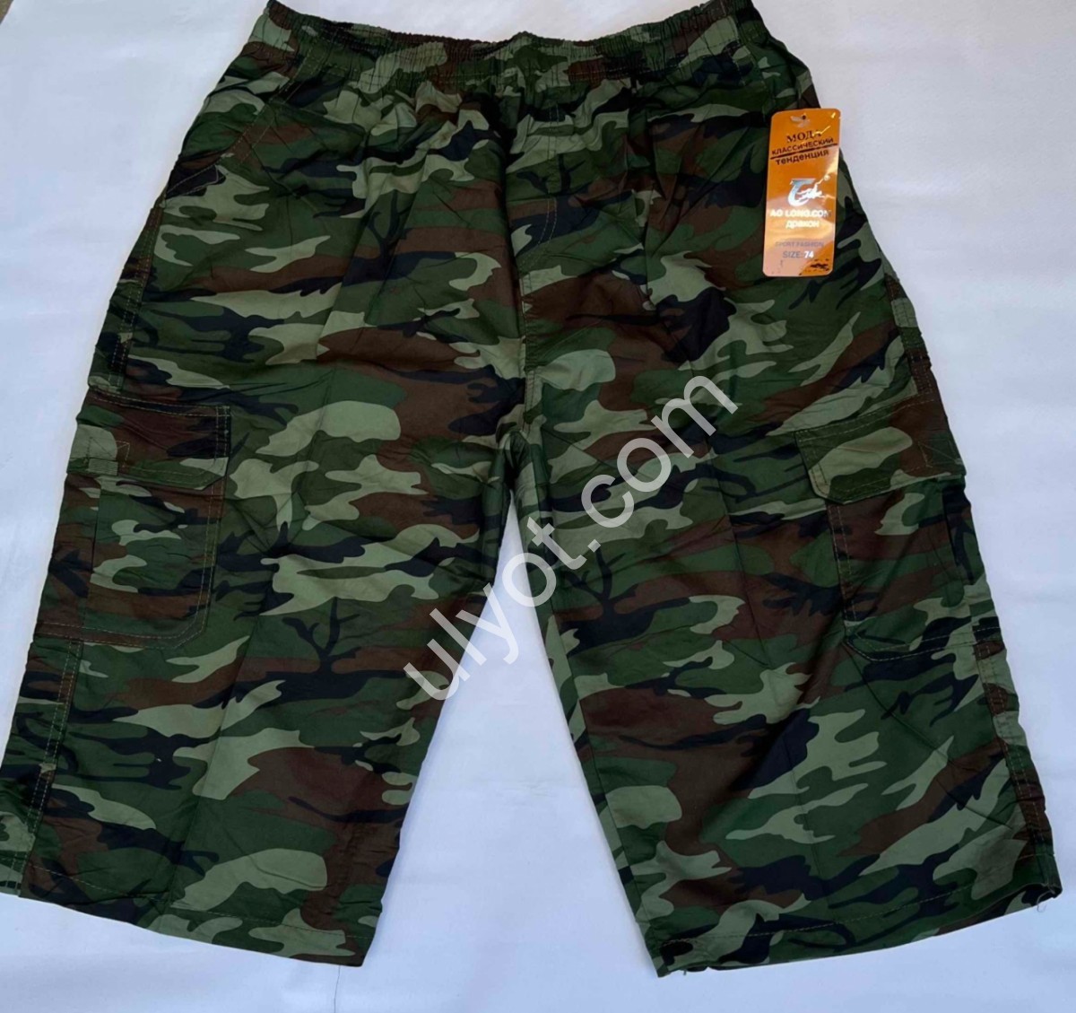 БРИДЖИ (XL-5XL) ПИКСЕЛЬ ЗЕЛЕНЫЙ B1
