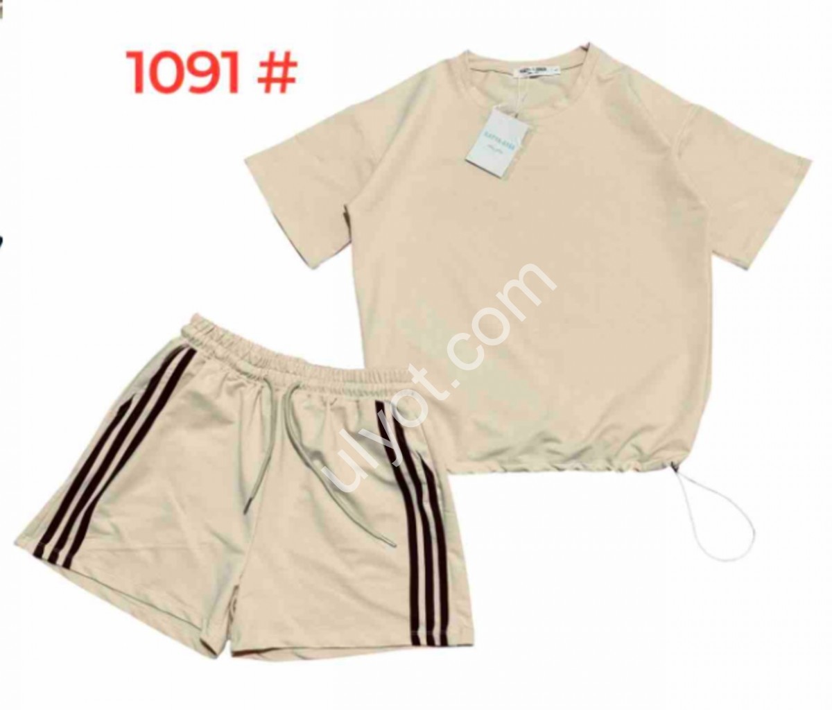 КОСТЮМ (S-L) БЕЖ 1091