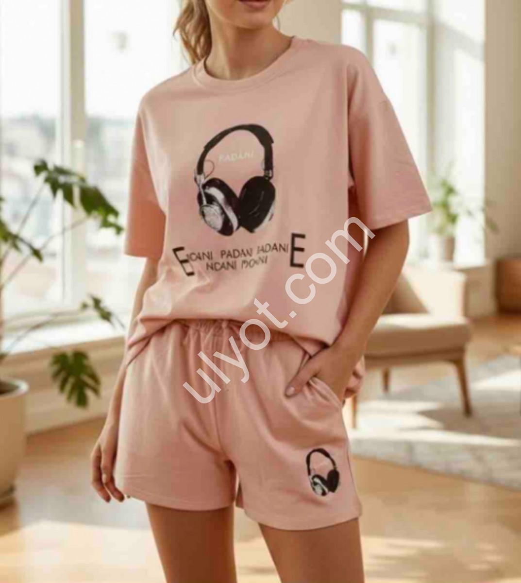 КОСТЮМ (M-XL) ПУДРА 1085