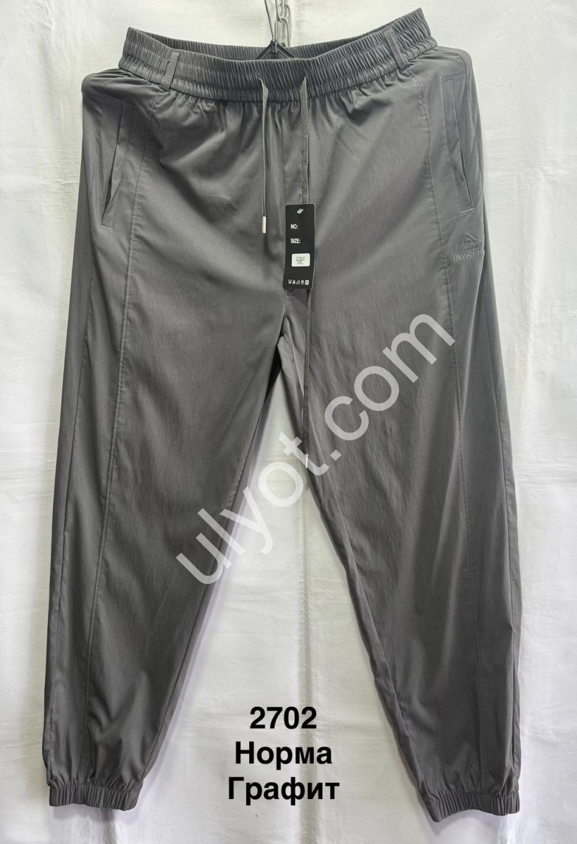ШТАНЫ (3XL-7XL) МАНЖЕТ ГРАФИТ 2702