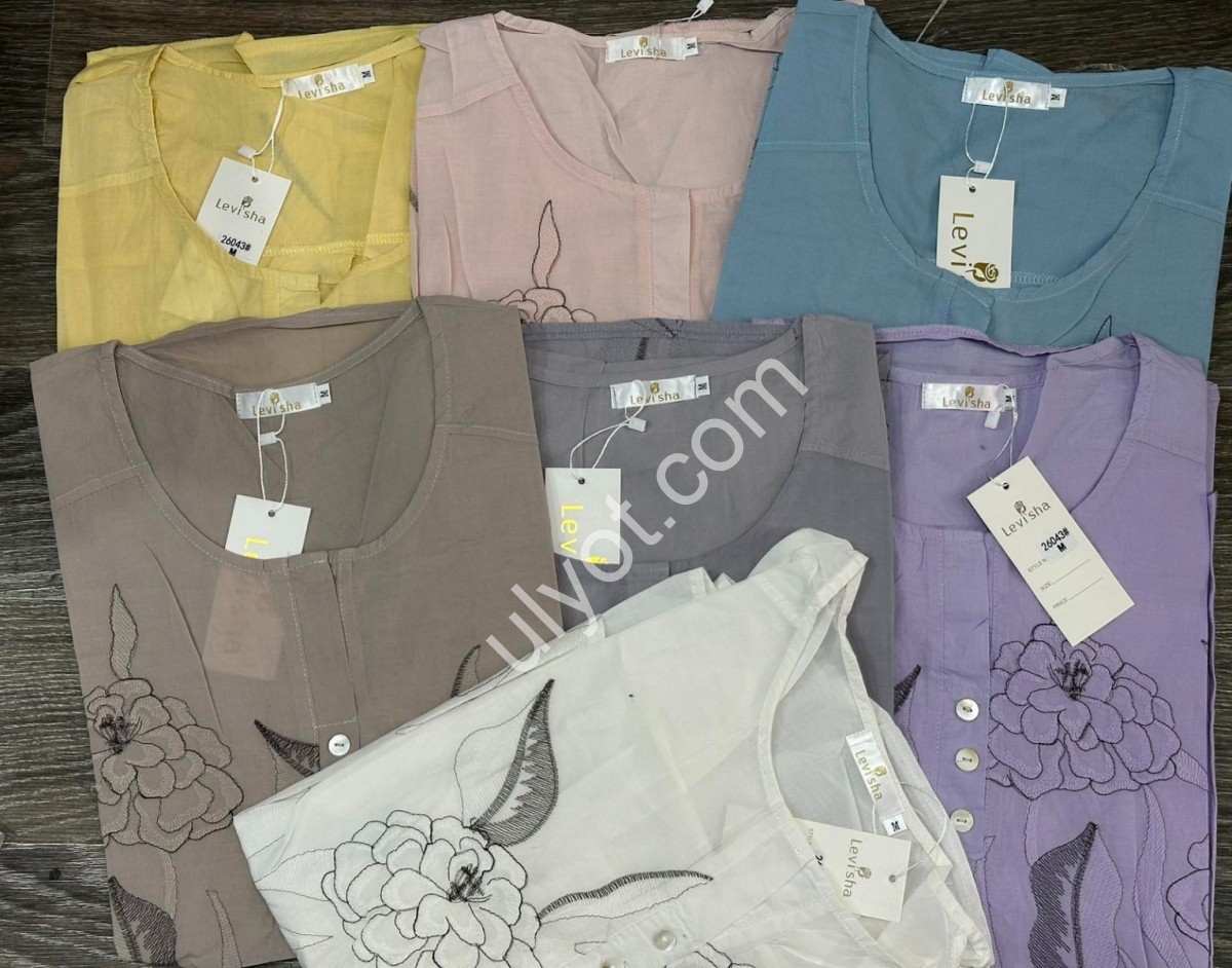 БЛУЗА (M-XL) МИКС 26043
