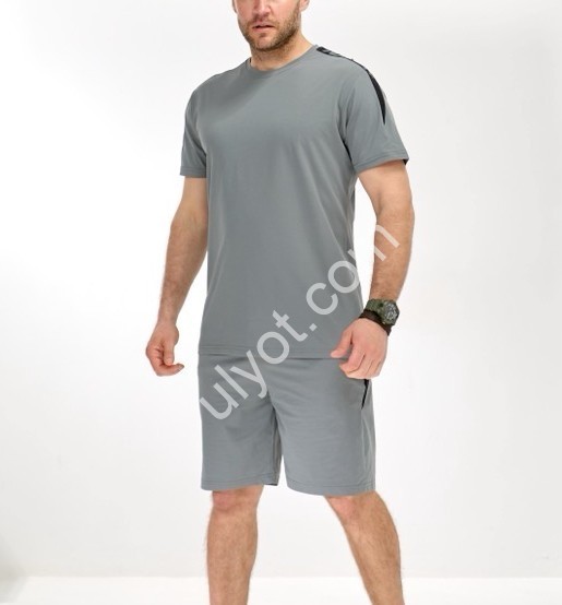 КОСТЮМ AUDSA (M-3XL) СЕРЫЙ A179
